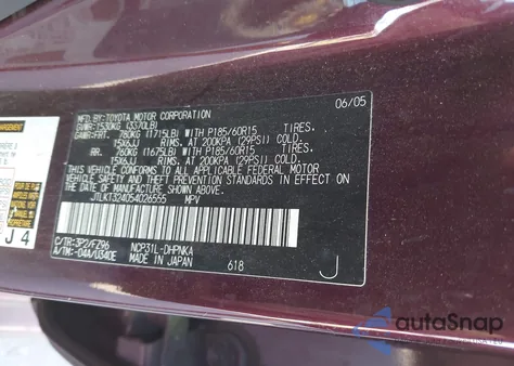 2005 Scion Xb from USA, damaged, VIN JTLKT324054026555